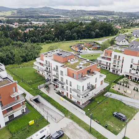 Apartament Szafirowy 40 - Z Duzym Tarasem Kudowa Zdroj Exterior photo
